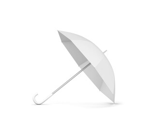 Blank opened umbrella
