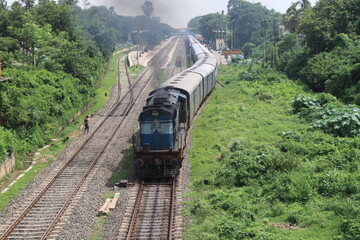 Fototapeta premium インドの列車