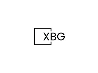 XBG letter initial logo design vector illustration