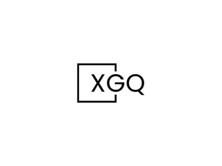 Obraz premium XGQ letter initial logo design vector illustration