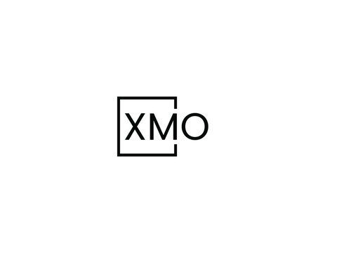 XMO letter initial logo design vector illustration