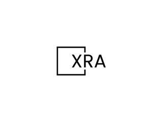 XRA letter initial logo design vector illustration