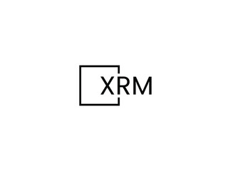 XRM letter initial logo design vector illustration