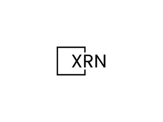 XRN letter initial logo design vector illustration