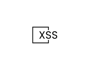 XSS letter initial logo design vector illustration
