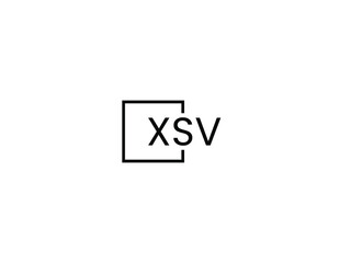 Obraz premium XSV letter initial logo design vector illustration