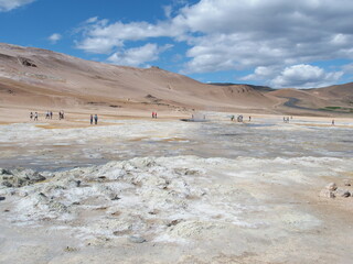 The sulfur fields at the Namaskard Pass in Iceland are a pristine sight, but they give off a pungent smell