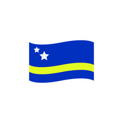 The flag for Curaçao emoji vector