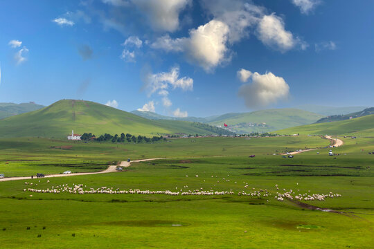 the meanders of the Perşembe plateau, aybasti, ordu, turkey