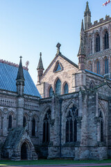 saint cathedral city, hereford, uk