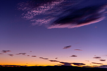 Couché de soleil rosé
