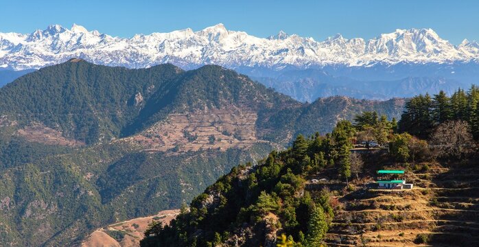 Mount Chaukhamba India Himalaya Mountain