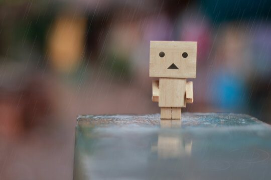 water drops on danbo toys