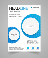 Business brochure flyer design template