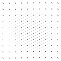 Square seamless background pattern from black zodiac scorpio symbols are different sizes and opacity. The pattern is evenly filled. Vector illustration on white background