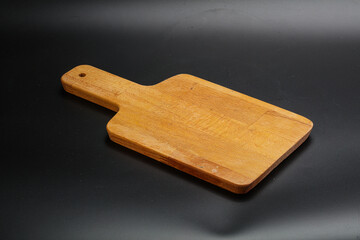 Wooden board for kitchen isolated