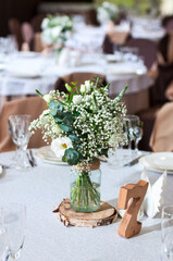 table setting for a wedding