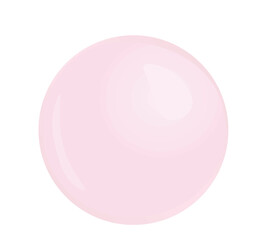 Fototapeta premium Isolated soap or air bubble. vector illustration