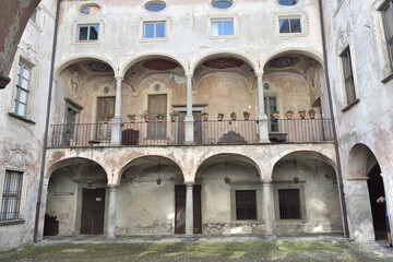 Fototapeta na wymiar Palazzo Merizzi Tirano, Sondrio
