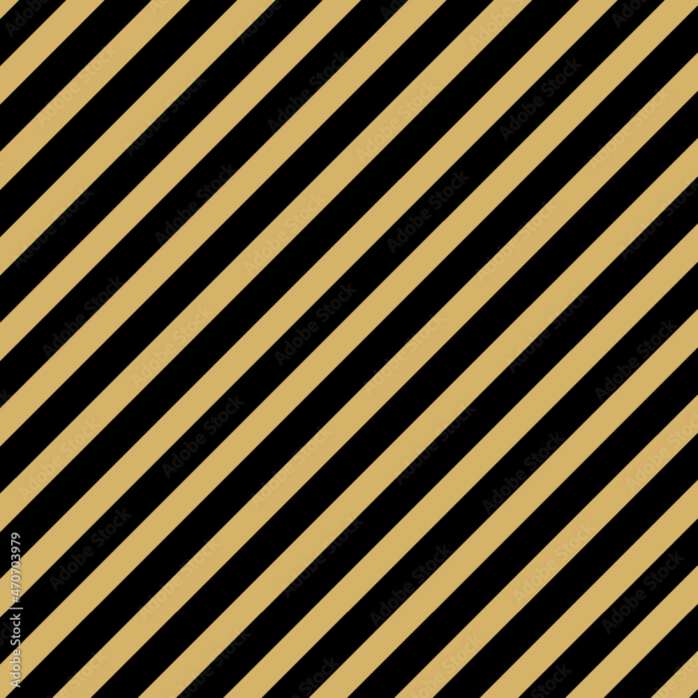 Fototapete Abstract Pattern stripe seamless Black and gold print. Luxury Diagonal stripe abstract background vector. Christmas Seamless Pattern.