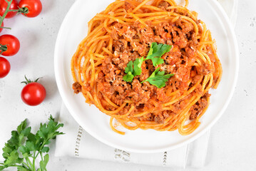 Spaghetti bolognese pasta