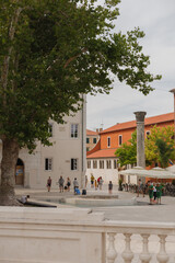Zaraz Chorwacja stare miasto zabytki uliczki