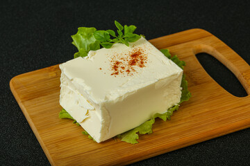 Greek traditional soft feta cheese