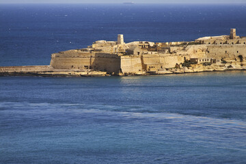 Fototapeta na wymiar Fort Ricasoli in Kalkara. Malta