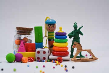 Obraz premium toys on the table