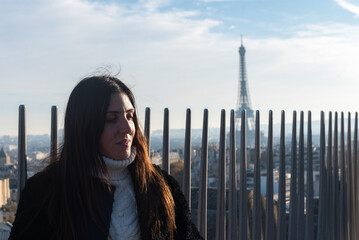 portrait of a woman in Paris