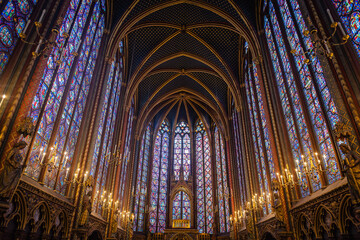 Fototapeta na wymiar Sainte Chapelle in Paris