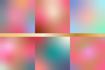 Blur Gradient Digital Paper Backgrounds 