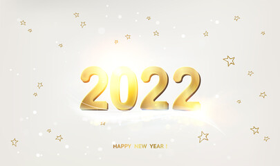 Obraz na płótnie Canvas Christmas background with golden sparks. Vector illustration. Happy new year greeting card.