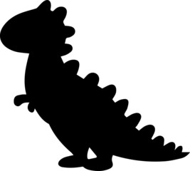 Baby Dinosaur SVG Cute Baby Dino Silhouette