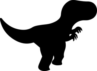 Baby Dinosaur SVG Cute Baby Dino Silhouette