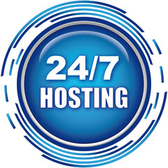 HOSTING 24 7 ICON
