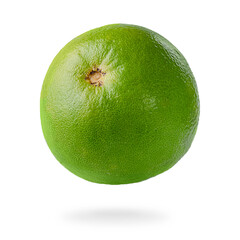 Ripe sweetie fruit isolated on white background.