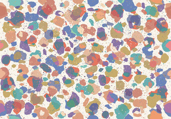 Colorful pattern with terrazzo texture