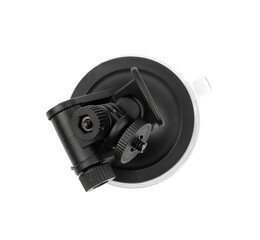 Car dashboard camera with suction mount isolated