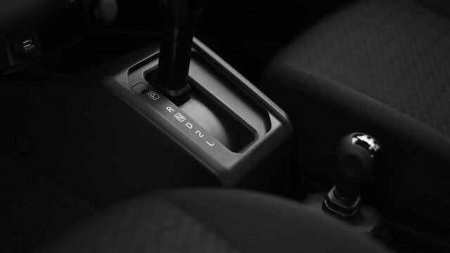 Automatic transmission in a modern car with manual mode and off road options