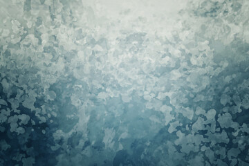 Blue background texture grunge, old vintage distressed pattern of mottled painted watercolor blobs, white and blue abstract border design