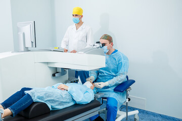 laser vision correction. Glaucoma treatment. Medical technologies for eye surgery.