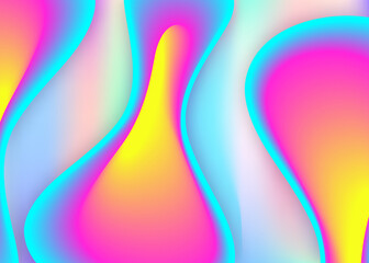 Liquid fluid background with dynamic elements and shapes.