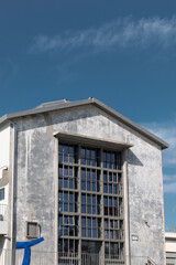 The historical gashouse undergoing restoration and turn into a museum and cultural center. Gashouse invites visitors to explore industrial heritage.