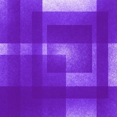 Purple lilac background with blur, gradient and grunge texture. Geometric pattern of rectangles, squares and straight stripes. Checkered texture for graphic design. 