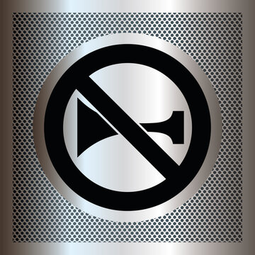 Logo avertisseurs sonores interdits.