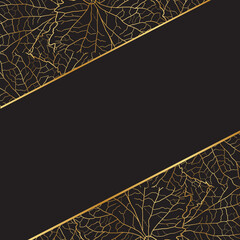 ornamental golden leaves