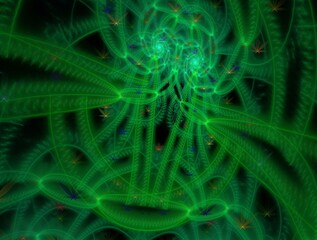 Imaginatory fractal abstract background Image