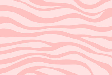 Simple abstract background. Vector freehand illustration, wavy lines.