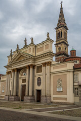 Obraz premium Alessandria Cathedral on Piazza del Duomo
